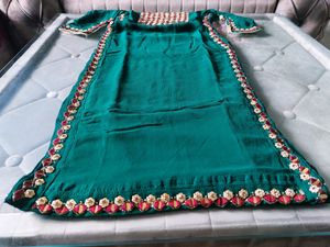 Beautiful Heavy Work Party Wear Suit With Plazzo