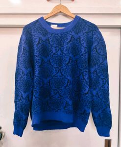 Women's Vintage Blue Pullover
