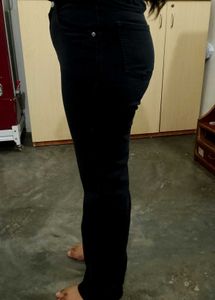 Black Straight Leg Jeans
