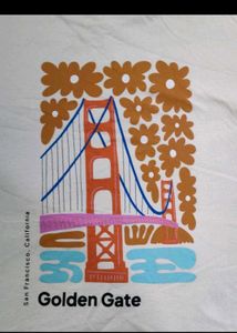 New mast&amp;harbour Golden Gate Graphic shirt