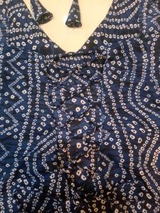 Viral Halter Neck N Back Criss-cross Kurti🎀✨