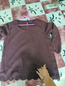 Elegant Brown Blouse