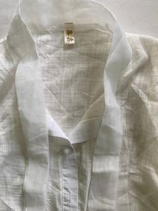 Elegant White Bow Blouse