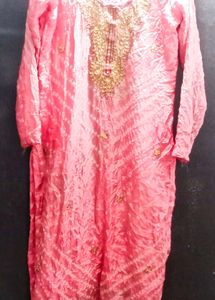 Pink Embroidered Salwar Kameez
