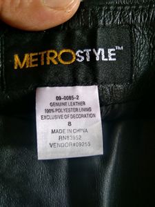 Genuine Leather Skirt