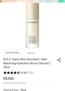 M.A.C Hyper Real Serumizer SkinBalancing Hydration