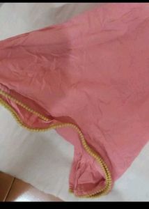 Pink Embroidered Kurta