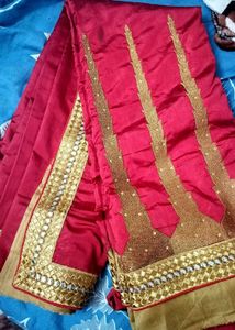 Elegant Ethnic red saree