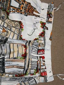 Paris Print Dress