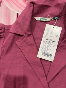 Pink Button-Down Dress