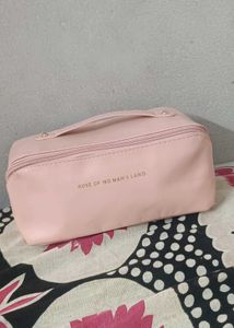 Cute Pink Makeup Organizer Bag