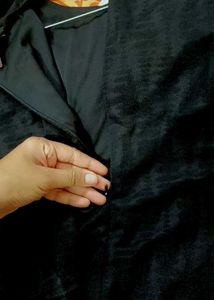 Black Ruffle Sleeve Dress
