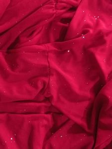 Elegant Burgundy Midi Dress(very stretchable)