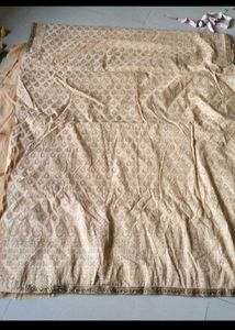 Embellished Woven Dress Material