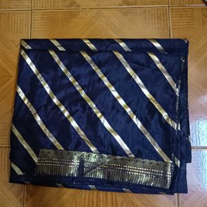 Dark Blue Coloured Saree W Blouse