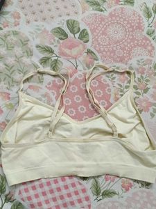 Yellow Delicate Soft Bra