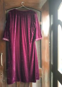 SASSAFRAS Velvet Kurta