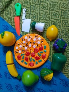 Realistic Sliceable Cutting Fruits and Vegetables