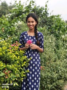 Blue Printed Kurta