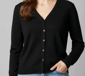 Classic Black Cardigan