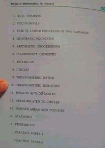 Rd Sharma Class 10th Mathematics Standard