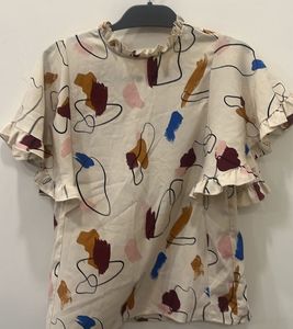 Vero Moda Kaftan Sleeve Printed Top