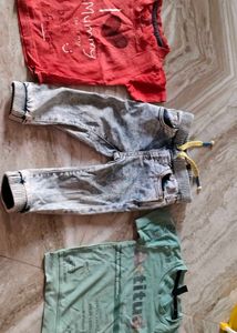 Kids Clothing Bundle: Tees & Jeans