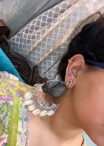 Set Of 3 Oxidised Earings