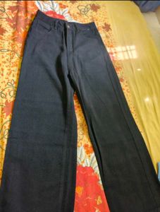 Savana Black Straight Leg Jeans