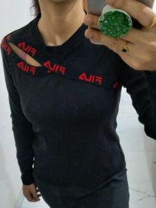 Slit Sweatshirt
