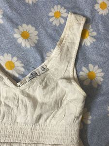 Hollister White Tank Top