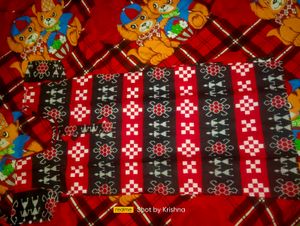 Sambalpuri Printed Cotton Kurtis With Short Hands