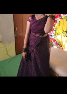 Designer Purple Lehenga