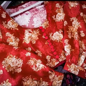 Silk Frock With Koti (Jacket)