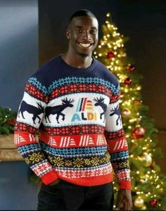 Novelty ALDI Christmas Sweater