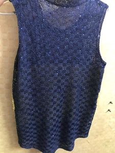 Navy Blue Styles Top