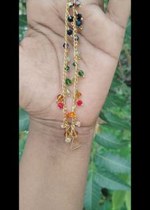 Colorful Crystal Dangle Necklace