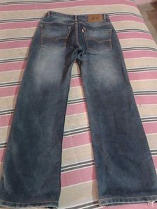 Vintage Wide Leg Denim Jeans