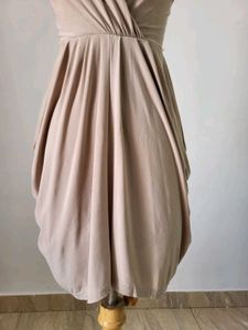 Draped Mini Dress - Elegant &amp; Unique