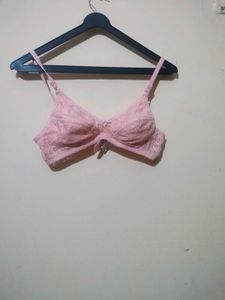 Pink Lace Bra