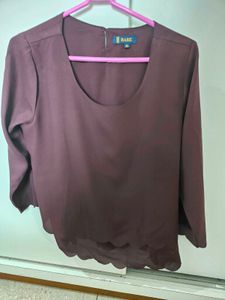 Elegant Brown Blouse