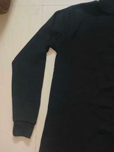 Black Turtleneck Long Sleeve Top