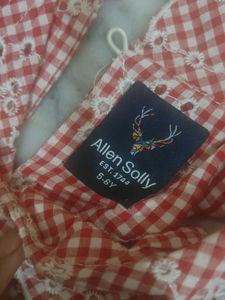 Cute Gingham Girls Top