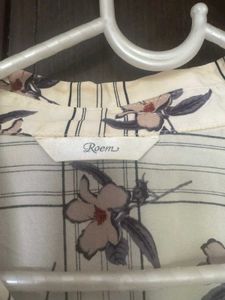 Floral Plaid Button-Down Shirt