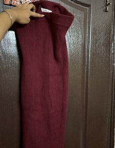 Zara Ribbed Midi Dress