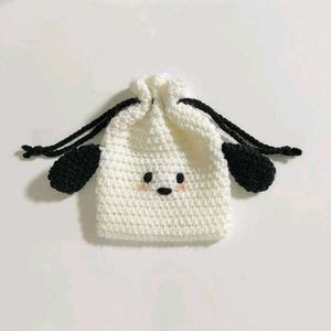 Crochet Flower Pouch