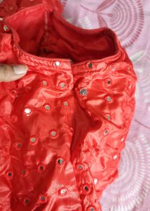 Red Party Wear Blouse