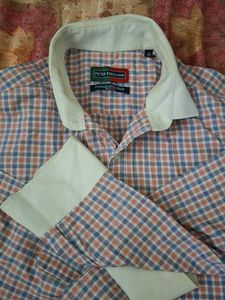 Peter England Checked Shirt