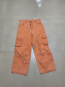 Vintage Orange Cargo Pants
