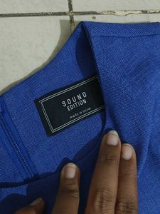 Blue Sleeveless Dress